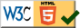 W3C HTML5 cerified